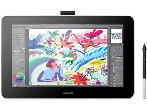 Wacom One Digital Drawing Tablet with Screen, 13.3 inch Graphics ...