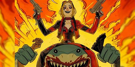 Harley Quinn & King Shark Team Up In Cool Suicide Squad 2 Fan Art