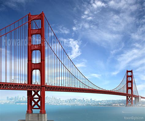 Golden Gate Bridge Renderings - Howard Digital