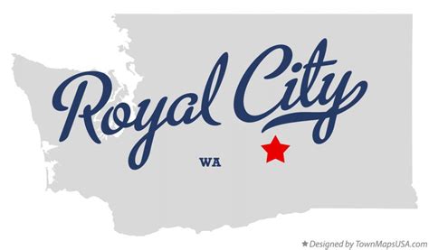 Map of Royal City, WA, Washington