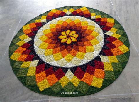 60 Most Beautiful Pookalam Designs for Onam Festival