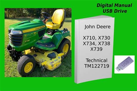 John Deere X710 X730 X734 X738 X739 Signature Series SN.-040000 Manual ...