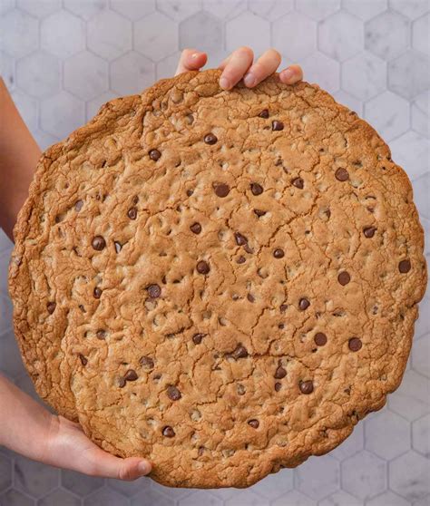 Giant Chocolate Chip Cookie Recipe - Dinner, then Dessert