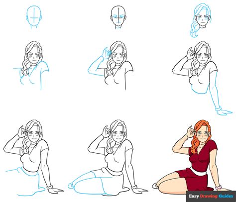 How to Draw a Sexy Anime Girl - Easy Step by Step Tutorial