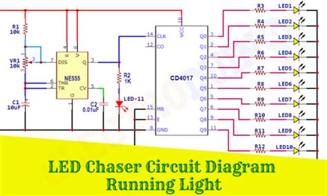 LED Chaser Circuit Diagram | Running Light » ElectroDuino