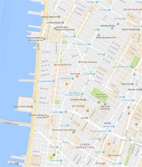 Greenwich Village Map | Color 2018