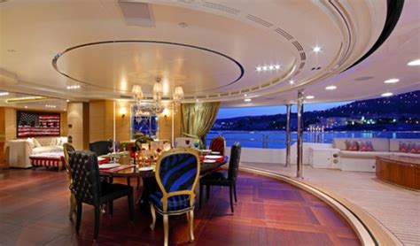 Inside GRACEFUL Yacht • Kosatka • Blohm Voss • 2014 • Value $100M ...