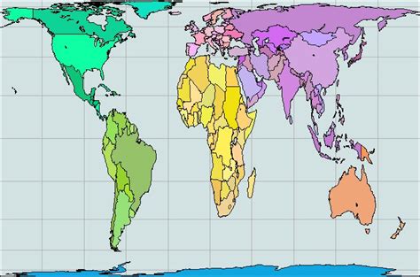 kayat kandi: Gall Peters projection