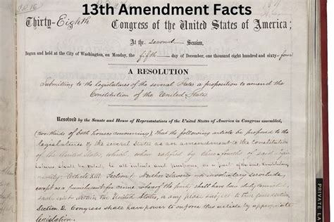 13th Amendment Facts - Have Fun With History