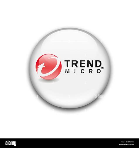 Trend micro logo icon symbol flag emblem Stock Photo - Alamy