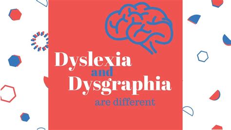 Dyslexia and Dysgraphia are Different - Lexercise