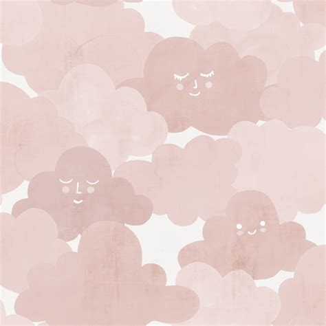 Happy Clouds Wallpaper - Rebel Walls