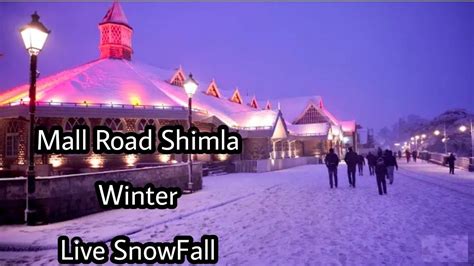 Mall road shimla at Winter. .Most Beautiful - YouTube