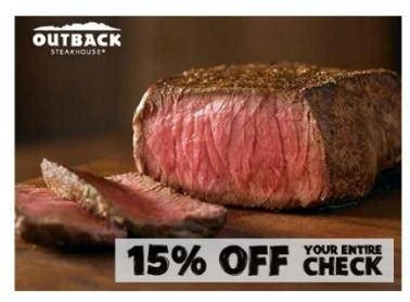 Printable Outback Steakhouse Coupons