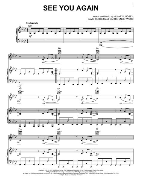 See You Again | Sheet Music Direct