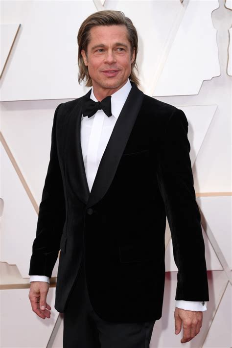 Oscars 2020: Brad Pitt Goes the Solo Route on the Red Carpet