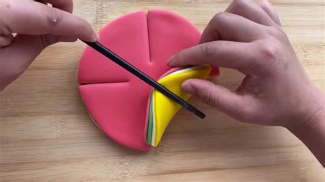 FOOD DOUGH ART (CUTTING-FOLDING) - YouTube