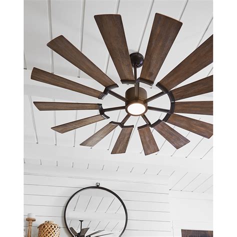 Monte Carlo Fan Company 14PRR62AGPD Prairie Indoor Ceiling Fan Aged ...