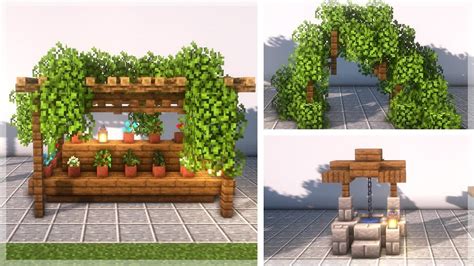 30 astuces de build / décoration de jardin dans Minecraft | Minecraft ...