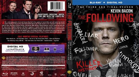 The Following Season 3 - TV Blu-Ray Scanned Covers - The Following ...