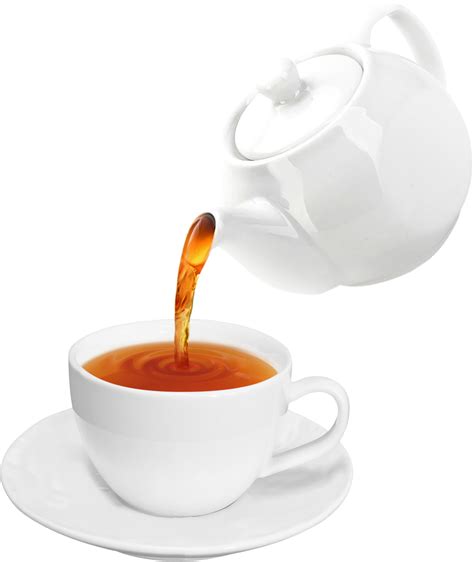 Pouring Tea Cup With Tea Or Coffee. Teapot And Cup pro PNG 16349672 PNG