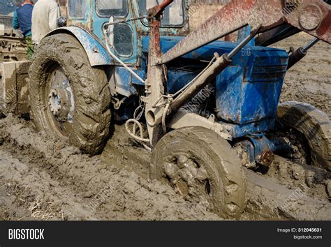 Tractor Stuck Mud On Image & Photo (Free Trial) | Bigstock