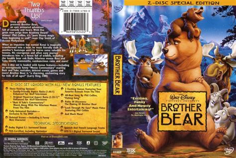 brother bear - Movie DVD Scanned Covers - 225brother bear front :: DVD ...