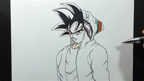 vẽ Goku Drip | how to draw Goku Drip Dragon ball - YouTube