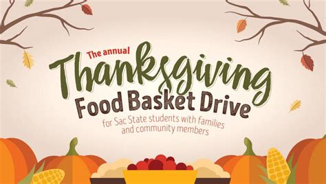 Thanksgiving Food Baskets Program 2021 - Associated Students, Inc.