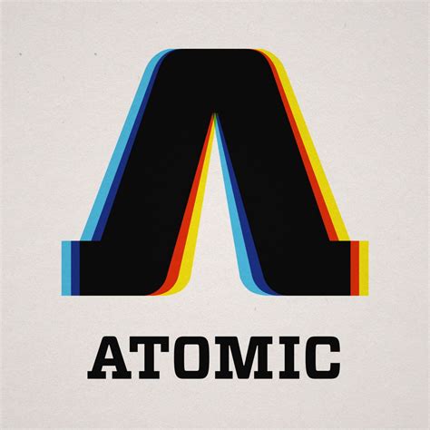 atomic logo - 3D