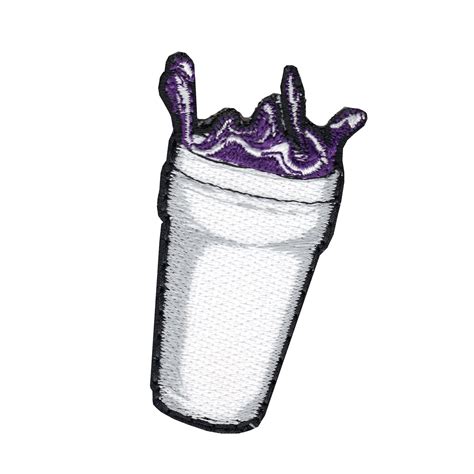 Purple Drank Double Cup Love Iron On Patch - Walmart.com - Walmart.com