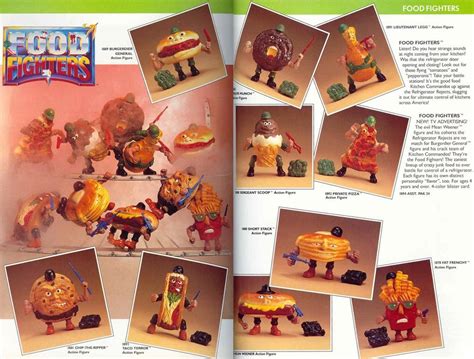 The Food Fighters Toys | Weird toys, Claymation christmas, Childhood toys