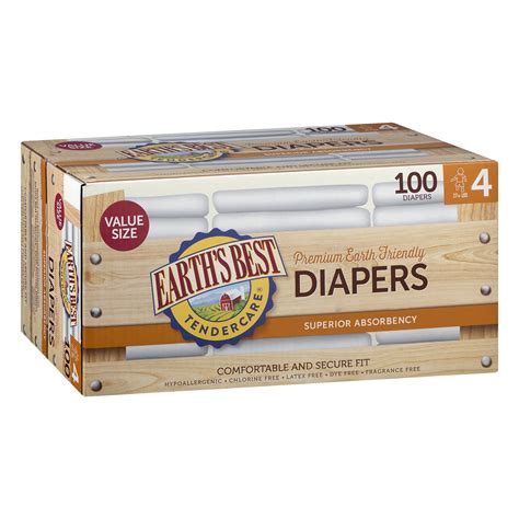 Diaper Value Pack Size 2 Eco-Friendly Comfortable Secure Fit Soft 136 ...