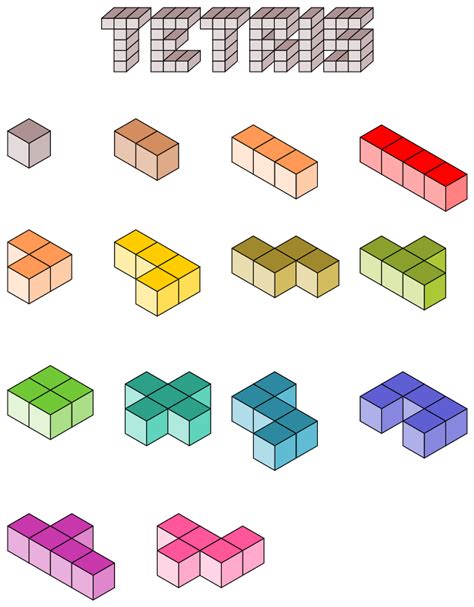 3d Tetris Blocks Clip Art at Clker.com - vector clip art online ...