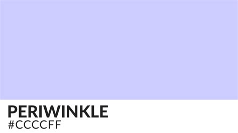 What Color Is Periwinkle? Appearance and Meaning Explained | HipFonts