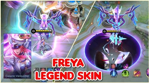 Freya Legend Skin - skills and effects - YouTube