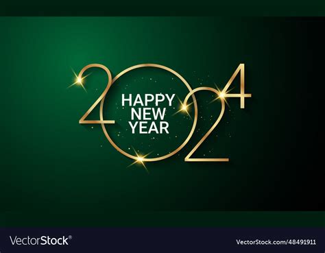 2024 happy new year background design Royalty Free Vector