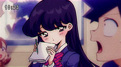 Komi in 90s anime style : r/Komi_san