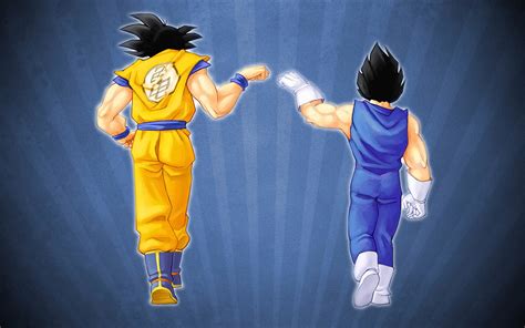 Son Goku and Vegeta illustration, Dragon Ball, Son Goku, Vegeta, anime ...