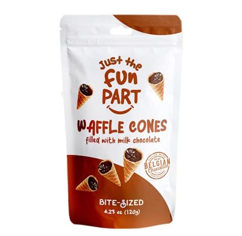 Mini Waffle Cones - Milk Chocolate | Walnut Creek Foods