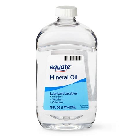 Equate Mineral Oil Lubricant Laxative Liquid for Constipation, 16 FL OZ ...