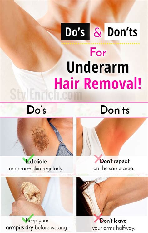 Underarm Hair Removal Guide : 10 Do's & Don’ts For Underarm Hair Removal