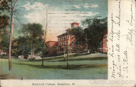 Rockford College Illinois Postcard