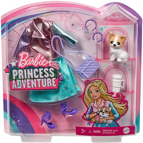 BARBIE PRINCESS ADVENTURE FASHION PACK | Barbie toys, Barbie princess ...