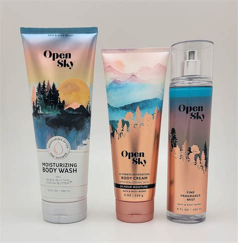 Buy Bath & Body Works - Open Sky - Bundle -3 items - Moisturizing Body ...