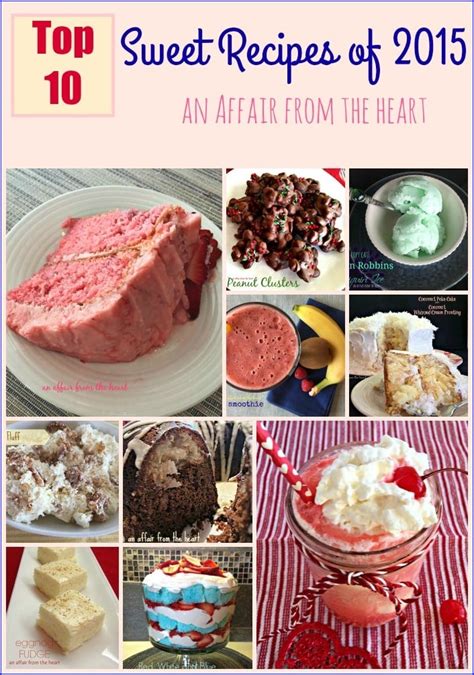 Top 10 Sweet Recipes of 2015