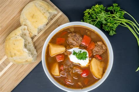 German Goulash Soup (Gulaschsuppe) in a Slow Cooker