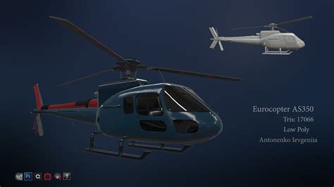 ArtStation - Eurocopter AS350