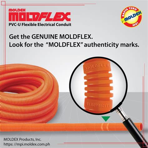 MOLDFLEX Safe Flexible Electrical Hose diy 25mm | Shopee Philippines