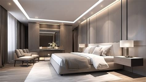 Modern Luxury Bedroom Design With White And Grey Color For 2020 ...